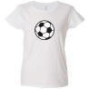 Camiseta mujer dibujo balón