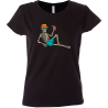 Camiseta mujer esqueleto playero