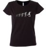 Camiseta mujer evolución fútbol