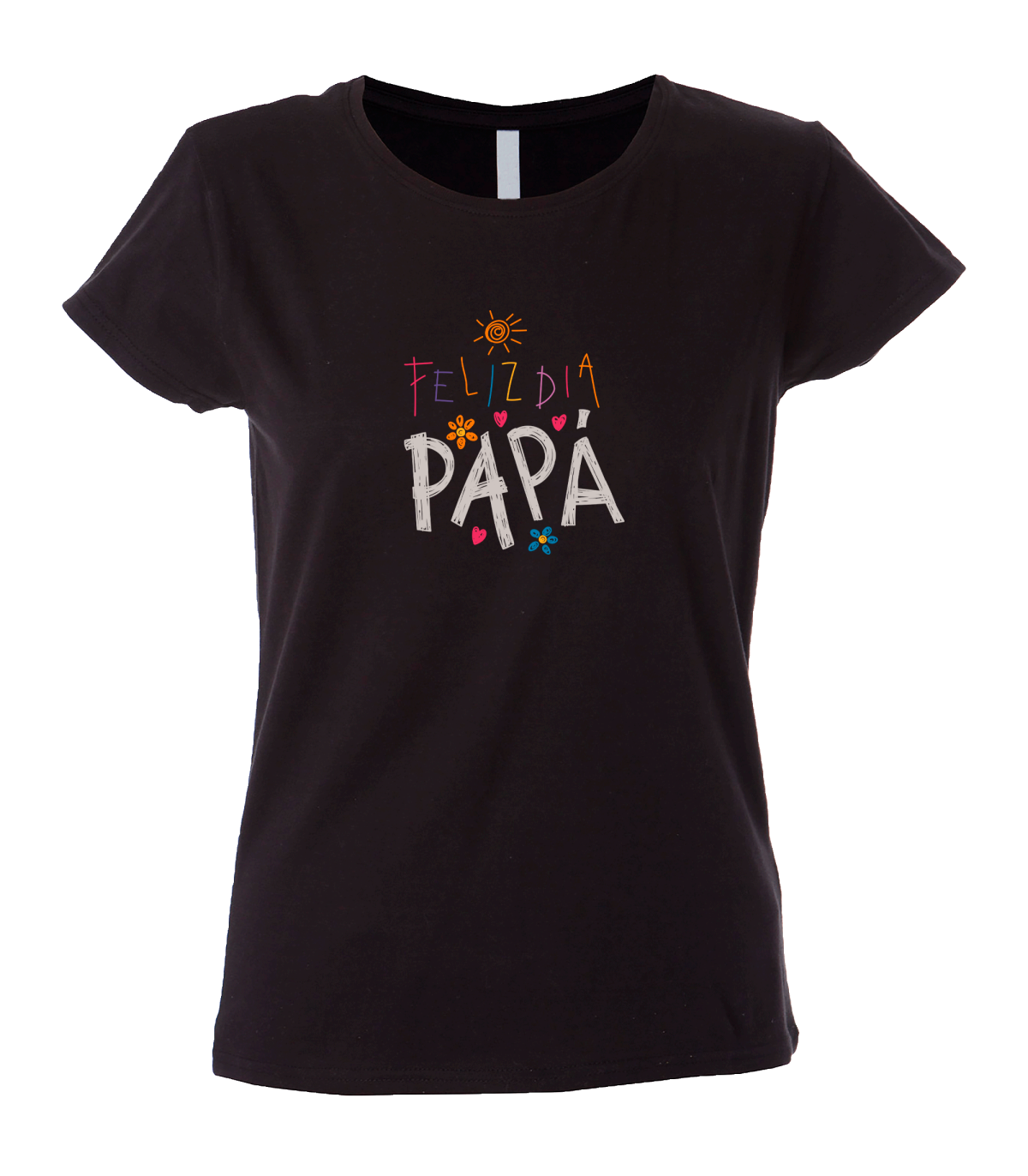 Camiseta mujer feliz día papa