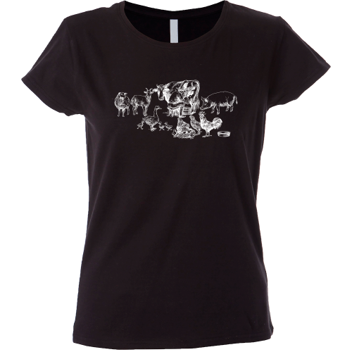 Camiseta mujer granja