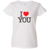 Camiseta mujer i love you