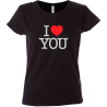 Camiseta mujer i love you