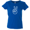 Camiseta mujer mano signo paz