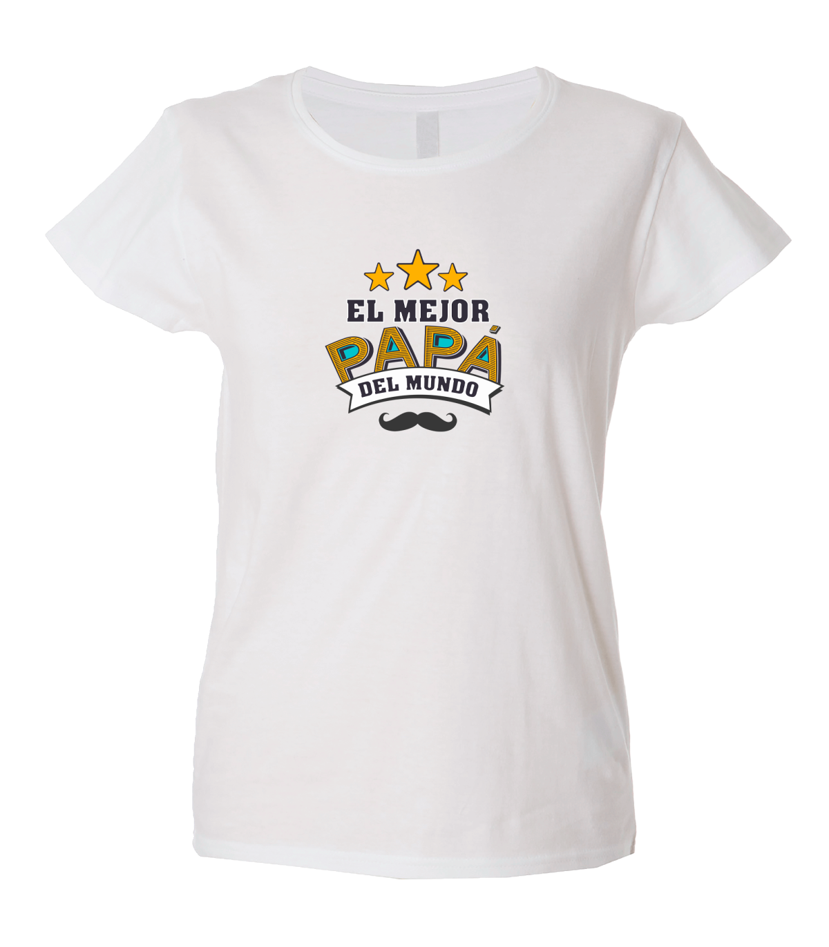 Camiseta mujer mejor papá del mundo