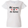 Camiseta mujer mi mamá mi héroe