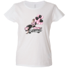 Camiseta mujer mujer coche rosa