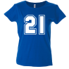 Camiseta mujer número 21