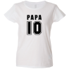 Camiseta mujer papa 10