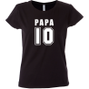 Camiseta mujer papa 10