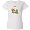 Camiseta mujer noel moto