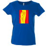 Camiseta mujer puño bandera España