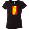 Camiseta mujer puño bandera España