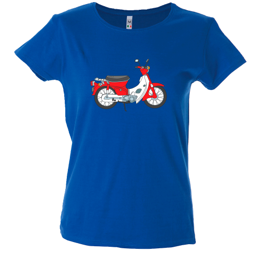 Camiseta mujer vespa roja