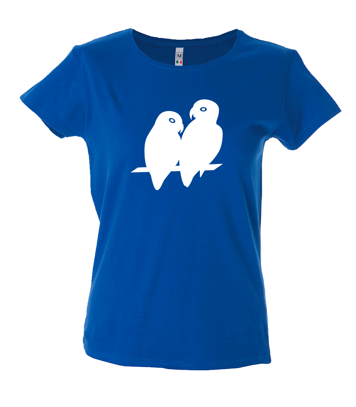 Camiseta mujer pareja de aves