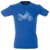 Camiseta hombre dibujo una moto