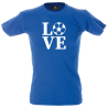 Camiseta hombre love fútbol