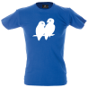 Camiseta hombre pareja aves