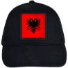 Gorra infantil con bandera Albania