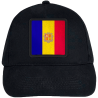 Gorra infantil con bandera Andorra