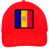 Gorra infantil con bandera Andorra