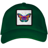 Gorra adulto con parche Mariposa Multicolor