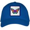 Gorra adulto con parche Mariposa Multicolor