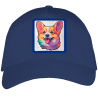 Gorra adulto con parche Corgi Colorido