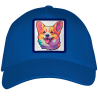 Gorra adulto con parche Corgi Colorido