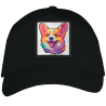 Gorra adulto con parche Corgi Colorido