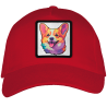 Gorra adulto con parche Corgi Colorido