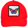 Gorra infantil con parche Mariposa Multicolor