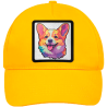 Gorra infantil con parche Corgi Colorido