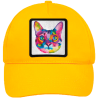 Gorra infantil con parche Cabeza Gato Multicolor