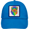 Gorra infantil con parche Pug Arcoíris