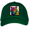 Gorra adulto con parche Tigre Colorido