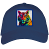 Gorra adulto con parche Tigre Colorido