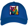 Gorra adulto con parche Tigre Colorido