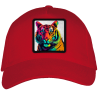 Gorra adulto con parche Tigre Colorido