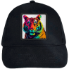 Gorra infantil con parche Tigre Colorido