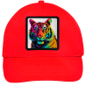 Gorra infantil con parche Tigre Colorido