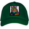 Gorra adulto con parche Guepardo Multicolor