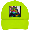 Gorra infantil con parche Guepardo Multicolor