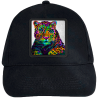 Gorra infantil con parche Guepardo Multicolor