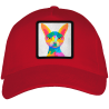 Gorra adulto con parche Gato Egipcio Multicolor