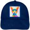 Gorra infantil con parche Gato Egipcio Multicolor