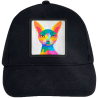 Gorra infantil con parche Gato Egipcio Multicolor