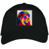 Gorra adulto con parche León Multicolor