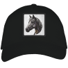 Gorra adulto con parche Caballo Negro