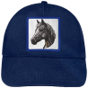 Gorra infantil con parche Caballo Negro